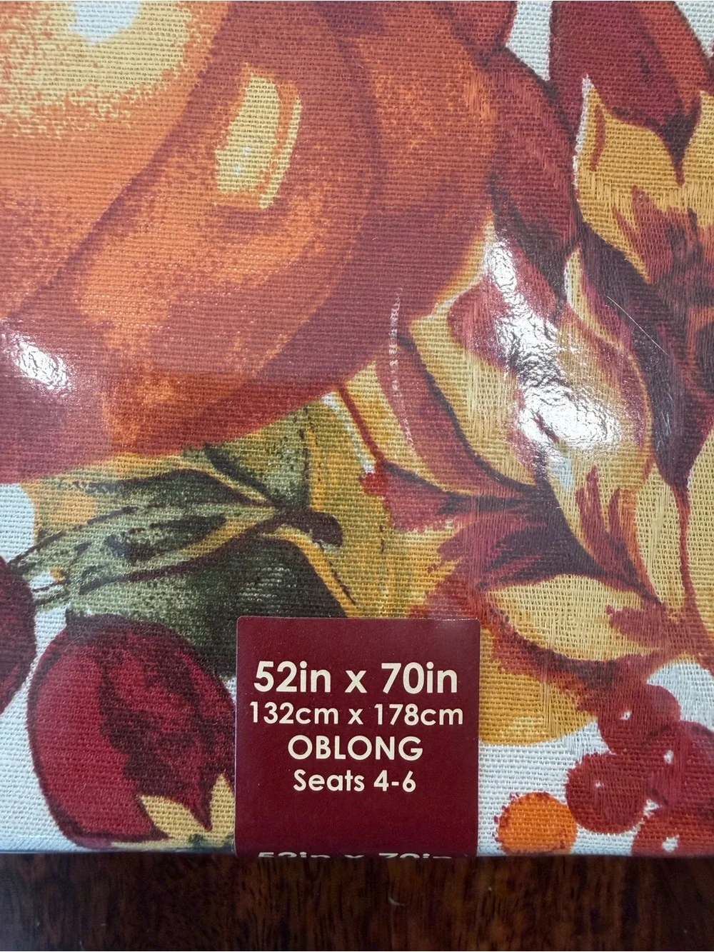 🆕New Bardwil linens Seasons tablecloth Harvest Valley 70” x 52” cotton blend